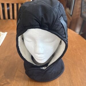 Chill-Its Winter Hard Hat‎ Liner 6952 3 Layer Fleece Lined Black